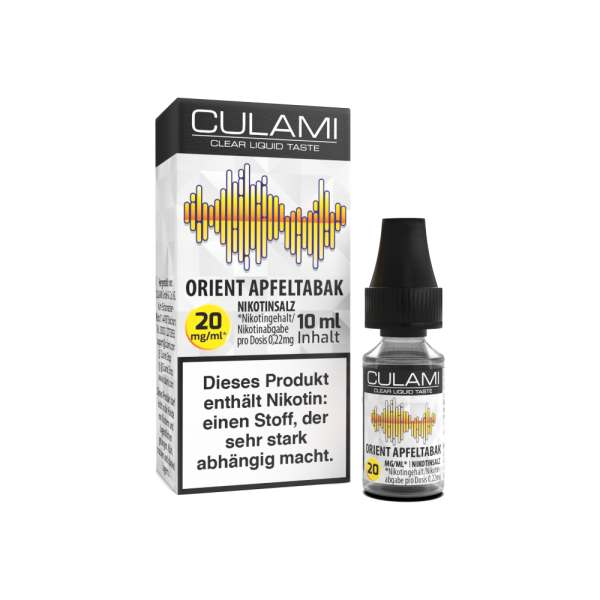 Culami - Nikotinsalz Liquid - Orient Apfeltabak