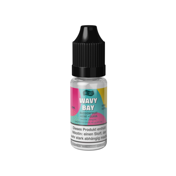 Wavy Bay - Nikotinsalz Liquid - Passionfruit Kiwi Guava