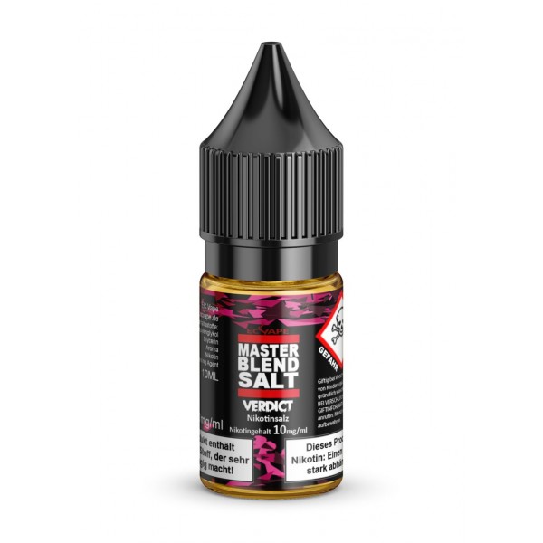 Masterblend Salt - Verdict 10ml Nikotinsalz Liquid