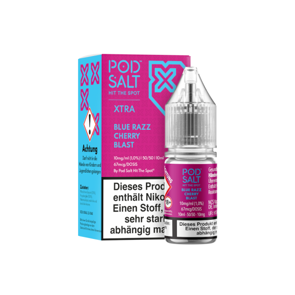 Pod Salt X - Nikotinsalz Liquid - Blue Razz Cherry Blast