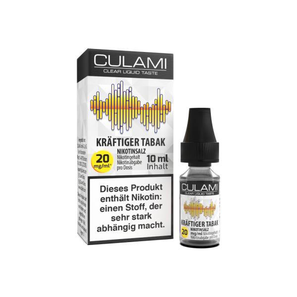 Culami - Nikotinsalz Liquid - Kräftiger Tabak