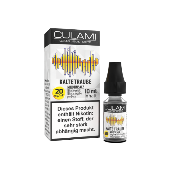 Culami - Nikotinsalz Liquid - Kalte Traube