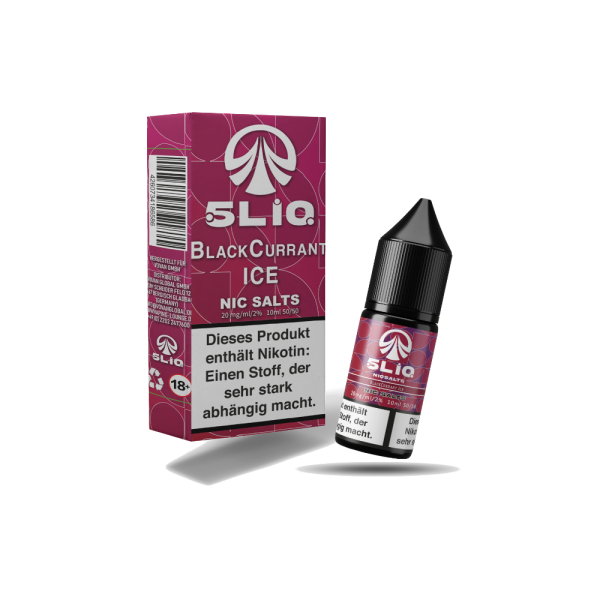5LIQ - Nikotinsalz Liquid 20 mg/ml - Blackcurrant Ice