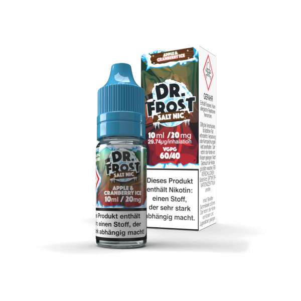 Dr. Frost - Ice Cold - Nikotinsalz Liquid - Apple Cranberry