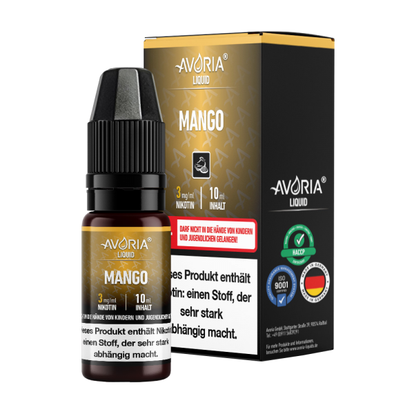 Avoria - Apfel E-Zigaretten Liquid - Mango