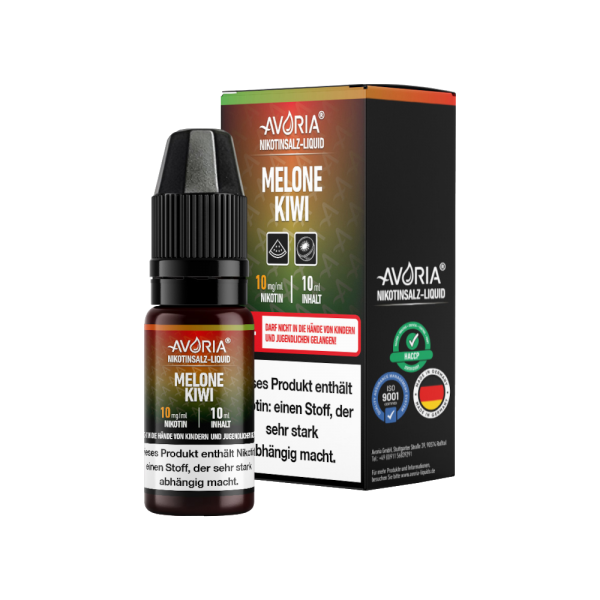 Avoria - Nikotinsalz Liquid - Melone-Kiwi