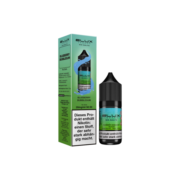 Elux - Nikotinsalz Liquid - Blueberry Bubblegum