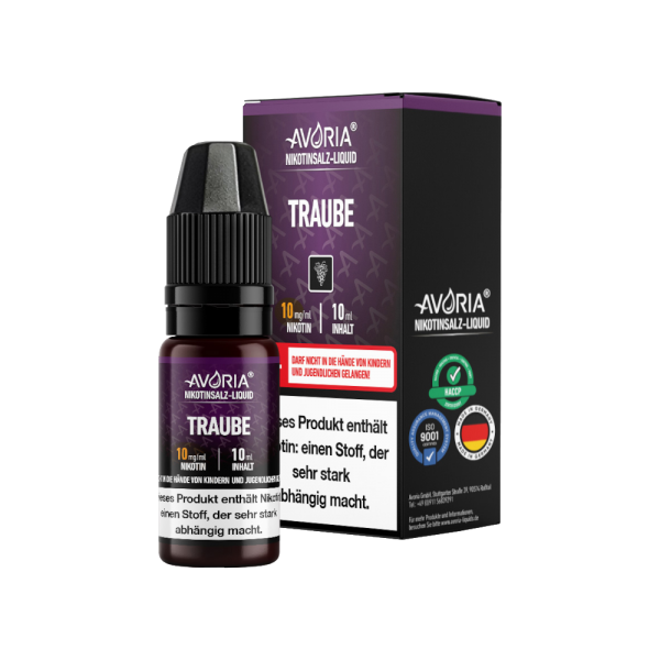 Avoria - Nikotinsalz Liquid - Traube