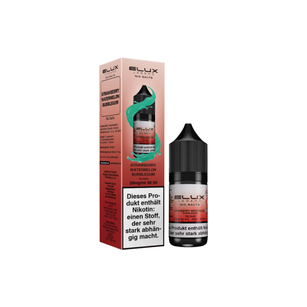 Elux - Nikotinsalz Liquid - Strawberry Watermelon Bubblegum