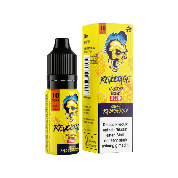 Revoltage - Tobacco Gold - Hybrid Nikotinsalz Liquid - Yellow Raspberry