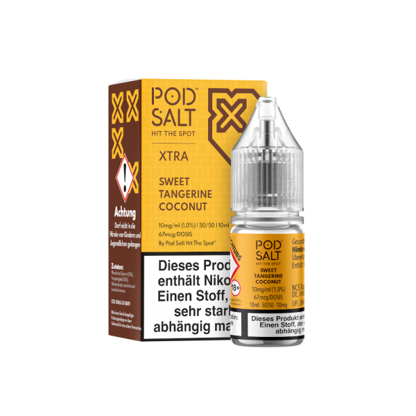 Pod Salt X - Nikotinsalz Liquid - Sweet Tangerine Coconut