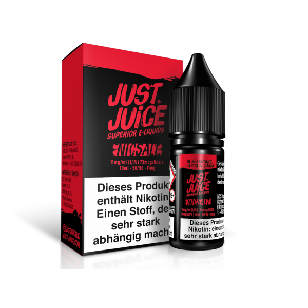 Just Juice - Blood Orange, Citrus & Guava - Nikotinsalz Liquid