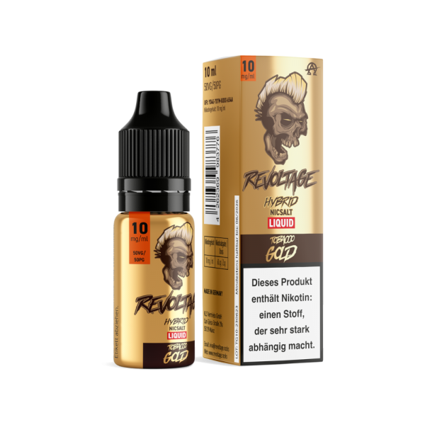 Revoltage - Tobacco Gold - Hybrid Nikotinsalz Liquid - Tobacco Gold