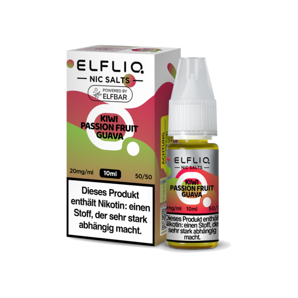 ELFLIQ - Kiwi Passion Fruit Guava - Nikotinsalz Liquid