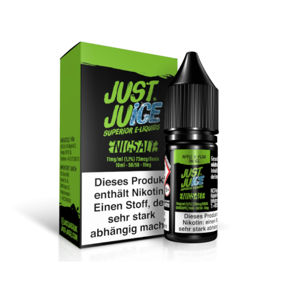 Just Juice - Apple & Pear on Ice - Nikotinsalz Liquid