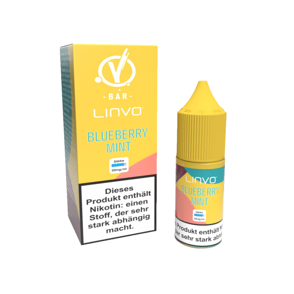 Linvo - Blueberry Mint - Nikotinsalz Liquid 20 mg/ml