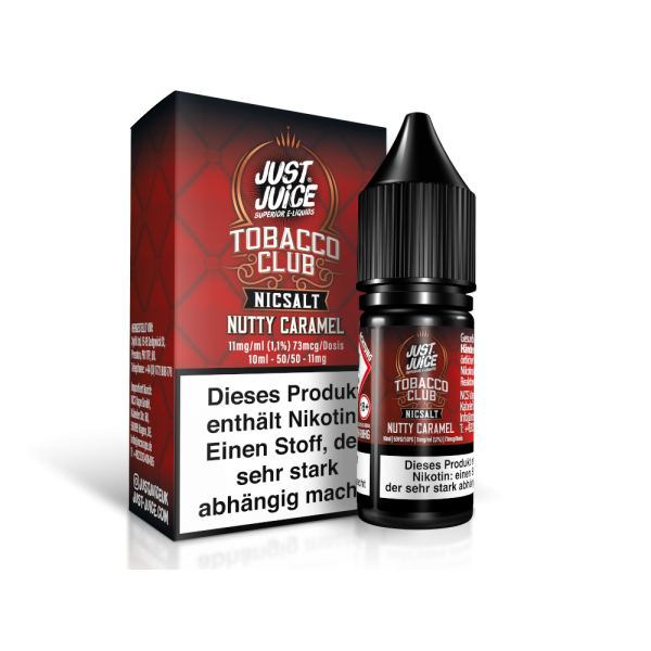 Just Juice - Nutty Caramel - Nikotinsalz Liquid