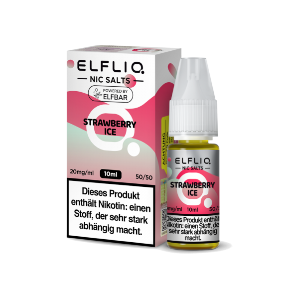 ELFLIQ - Strawberry Ice - Nikotinsalz Liquid