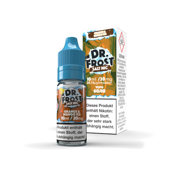 Dr. Frost - Ice Cold - Nikotinsalz Liquid - Orange Mango