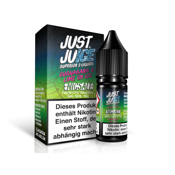 Just Juice - Guanabana & Lime on Ice - Nikotinsalz Liquid