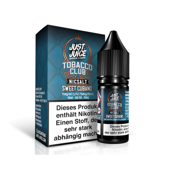 Just Juice - Sweet Cubano - Nikotinsalz Liquid