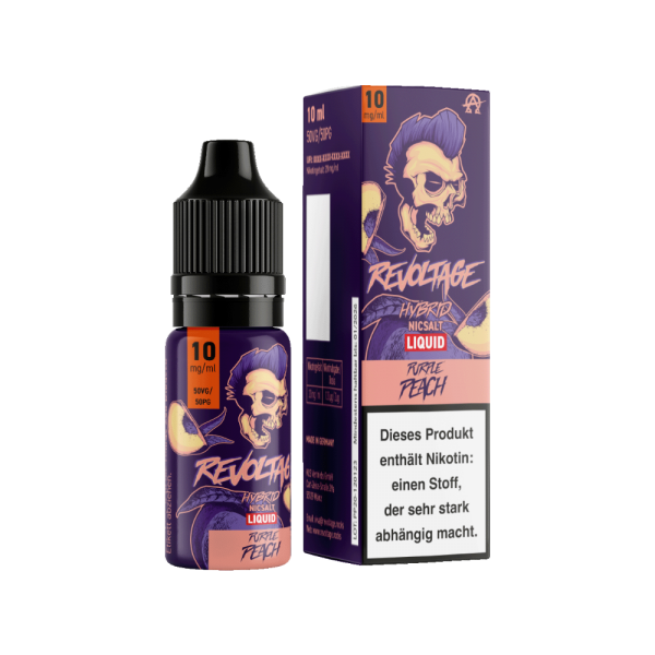 Revoltage - Tobacco Gold - Hybrid Nikotinsalz Liquid - Purple Peach