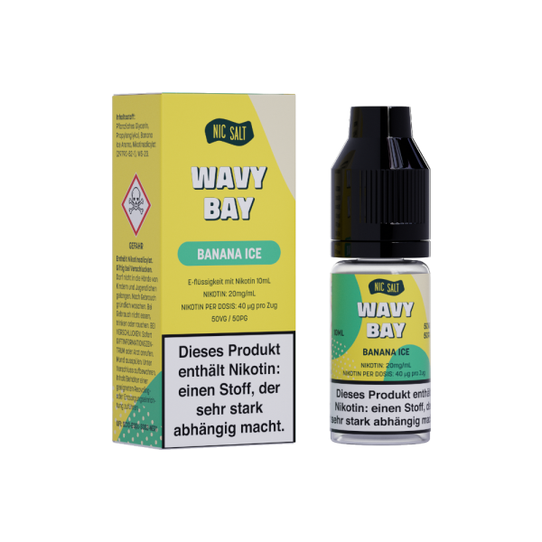 Wavy Bay - Nikotinsalz Liquid - Banana Ice