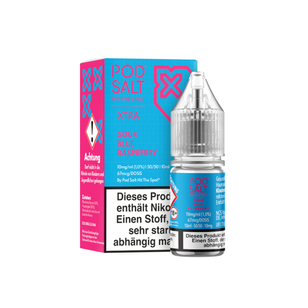 Pod Salt X - Nikotinsalz Liquid - Sour Blue Raspberry