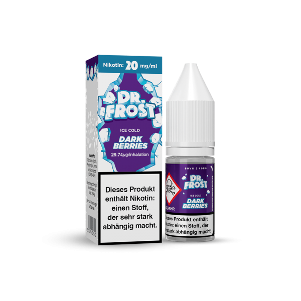 Dr. Frost - Ice Cold - Nikotinsalz Liquid - Dark Berries