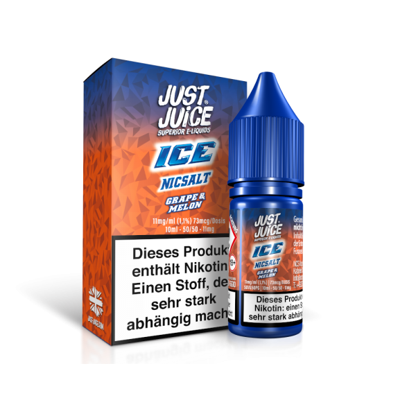 Just Juice - Grape & Melon Ice - Nikotinsalz Liquid