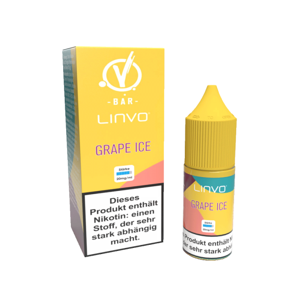 Linvo - Grape Ice - Nikotinsalz Liquid 20 mg/ml