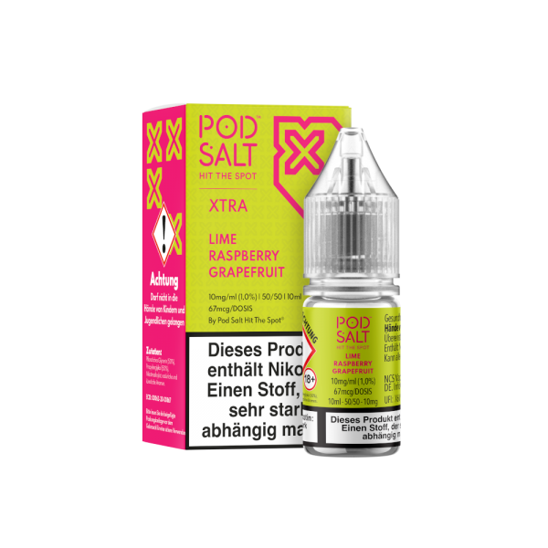 Pod Salt X - Nikotinsalz Liquid - Lime Raspberry Grapefruit