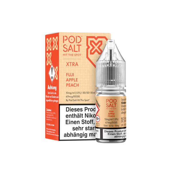 Pod Salt X - Nikotinsalz Liquid - Fuji Apple Peach