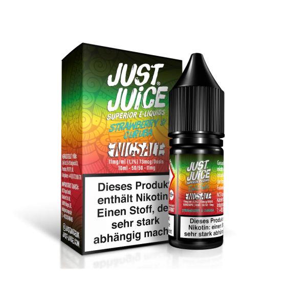 Just Juice - Strawberry & Curuba - Nikotinsalz Liquid