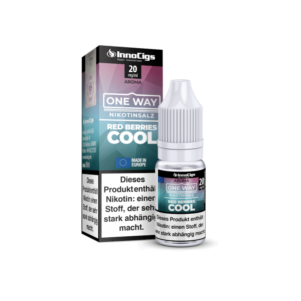 InnoCigs - One Way - Red Berries Ice - Nikotinsalz Liquid