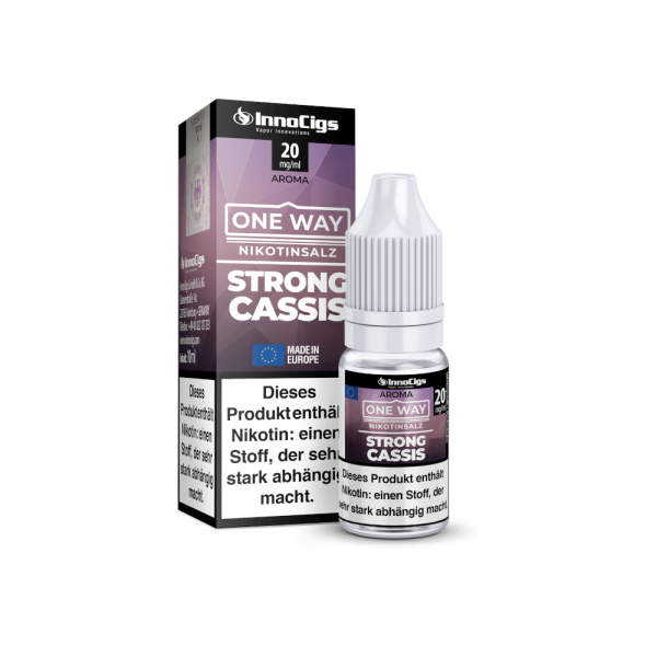 InnoCigs - One Way - Cassis - Nikotinsalz Liquid