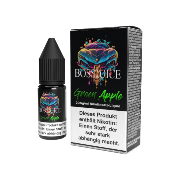 Boss Juice - Green Apple - Nikotinsalz Liquid 20 mg/ml