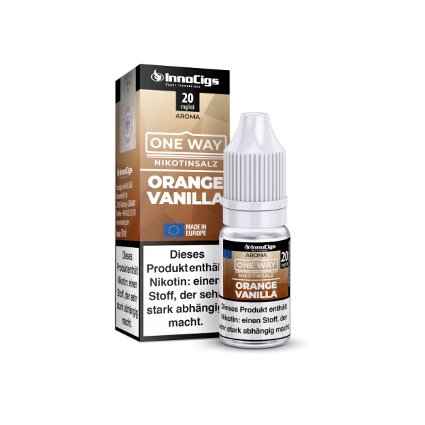 InnoCigs - One Way - Orange Vanilla - Nikotinsalz Liquid