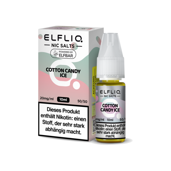 ELFLIQ - Cotton Candy Ice - Nikotinsalz Liquid