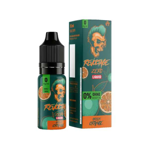 Revoltage - Tobacco Gold - Hybrid Nikotinsalz Liquid - Green Orange